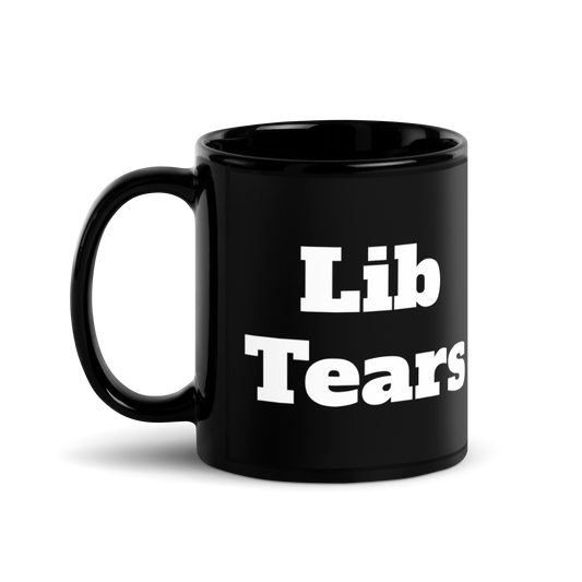 Lib Tears White Logo Mug