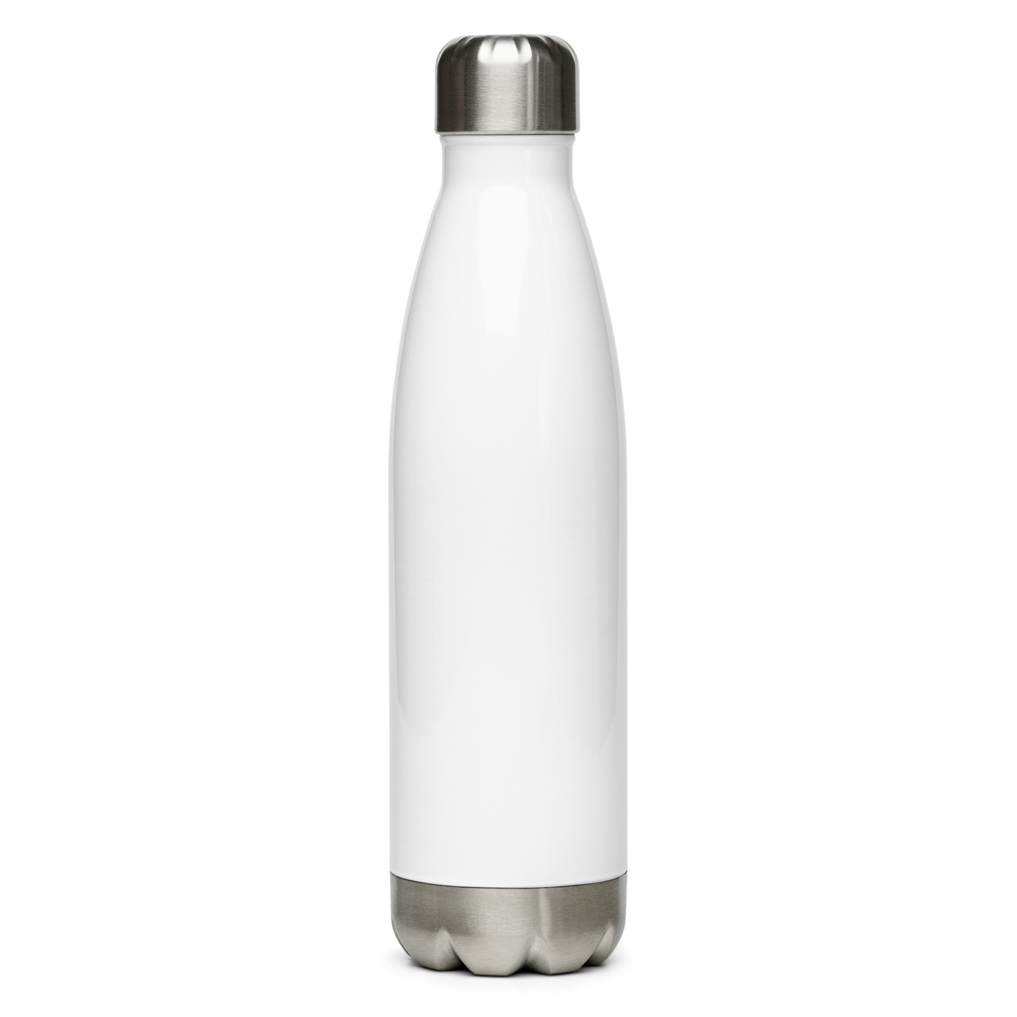 Stainless Steel Water Bottle Red Logo