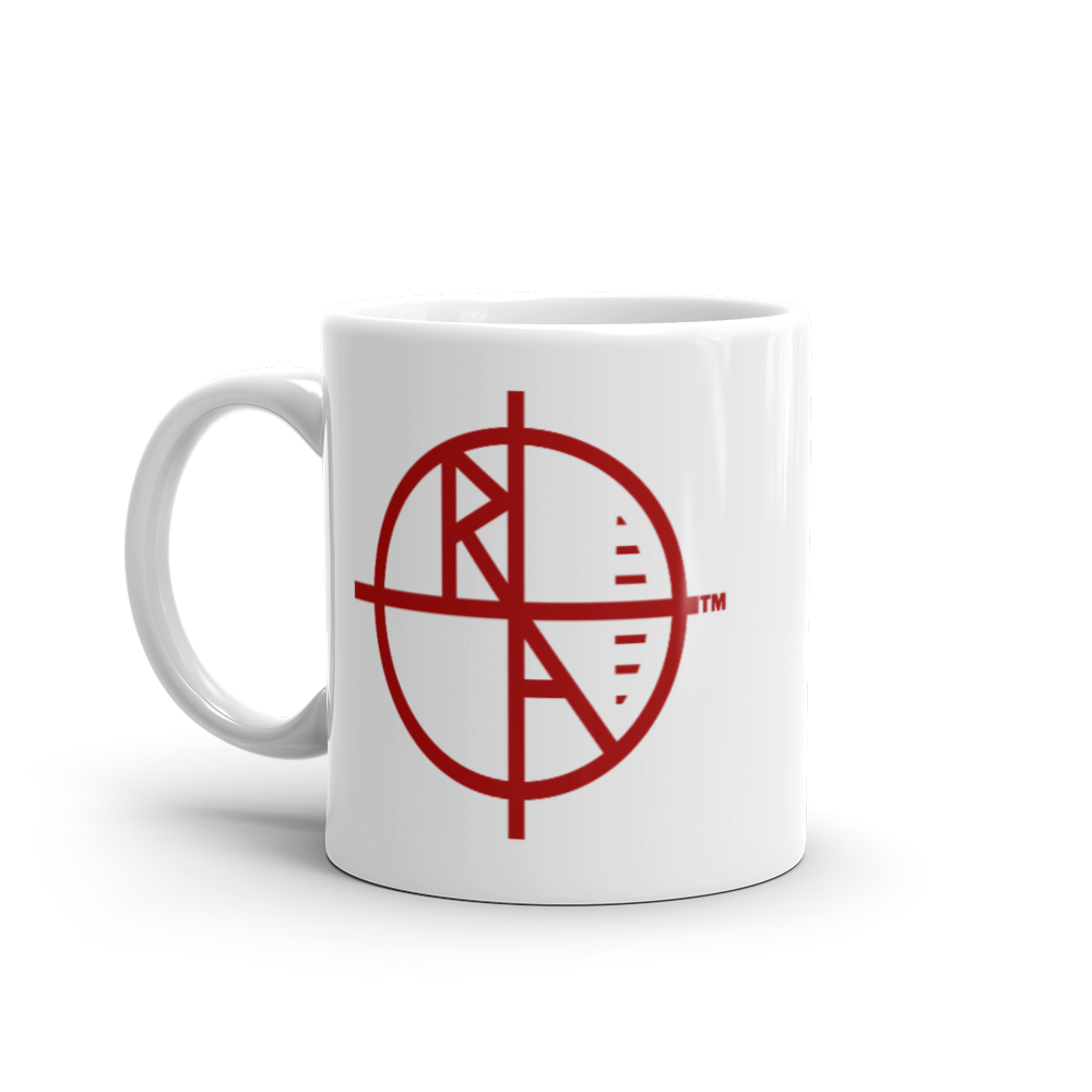 White Mug Red Logo